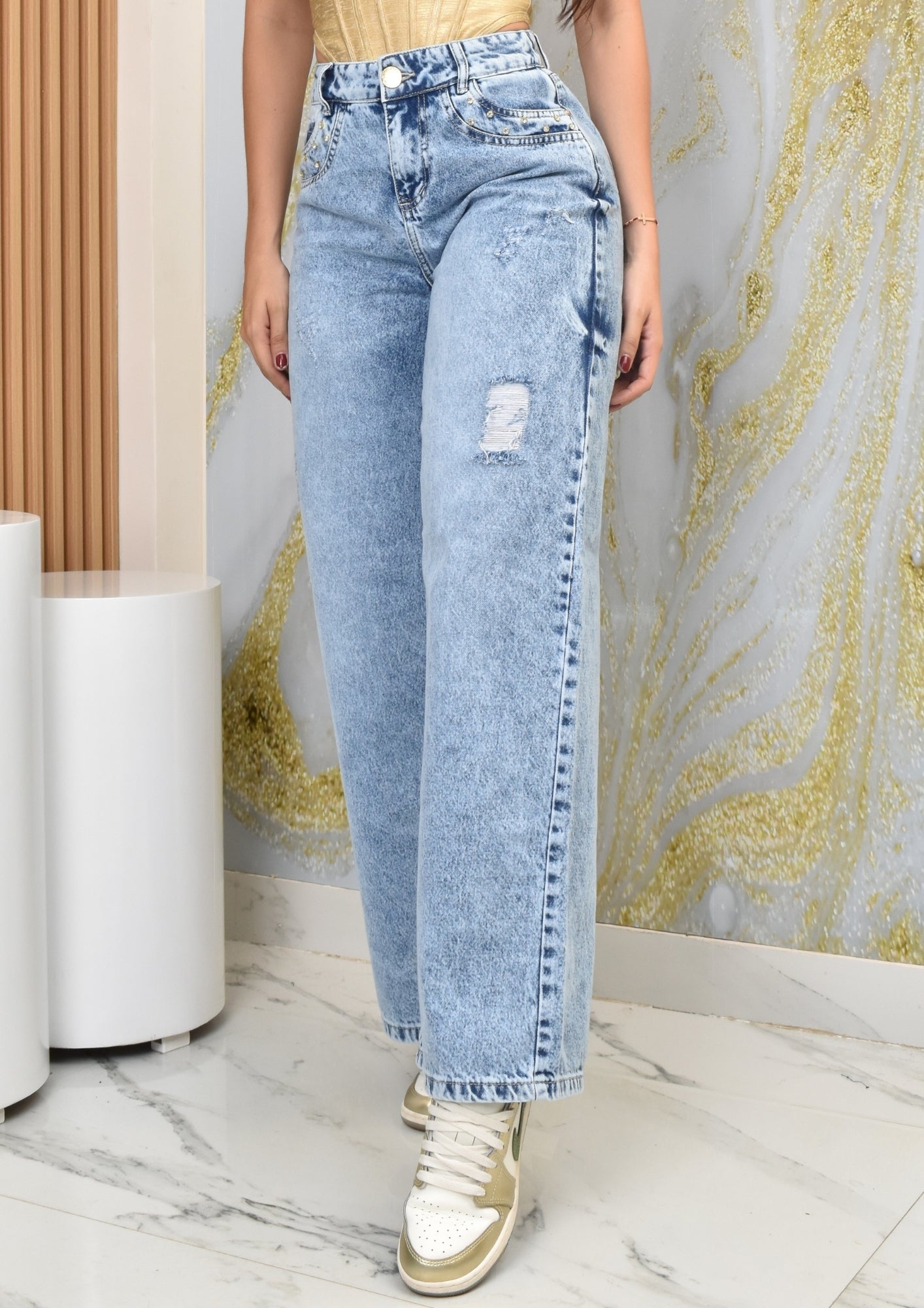 JEANS PALAZZO