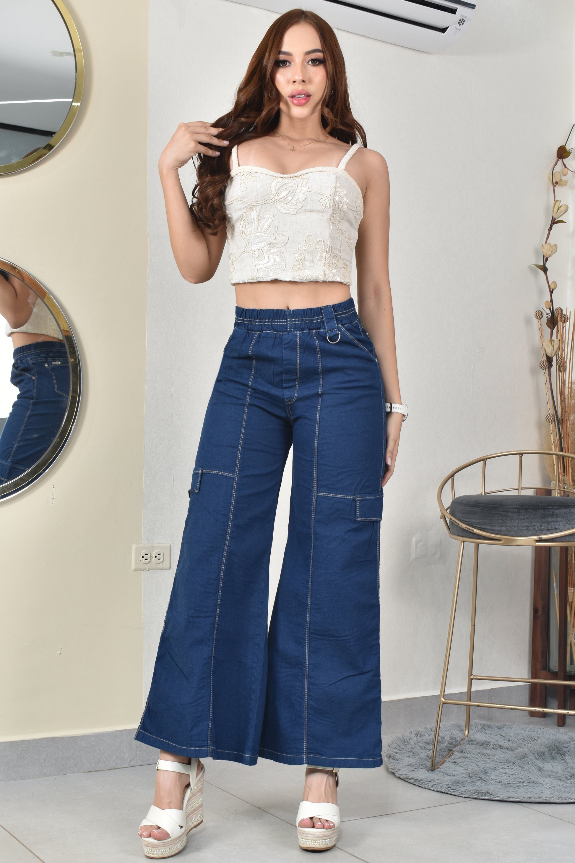 JEANS PALAZZO