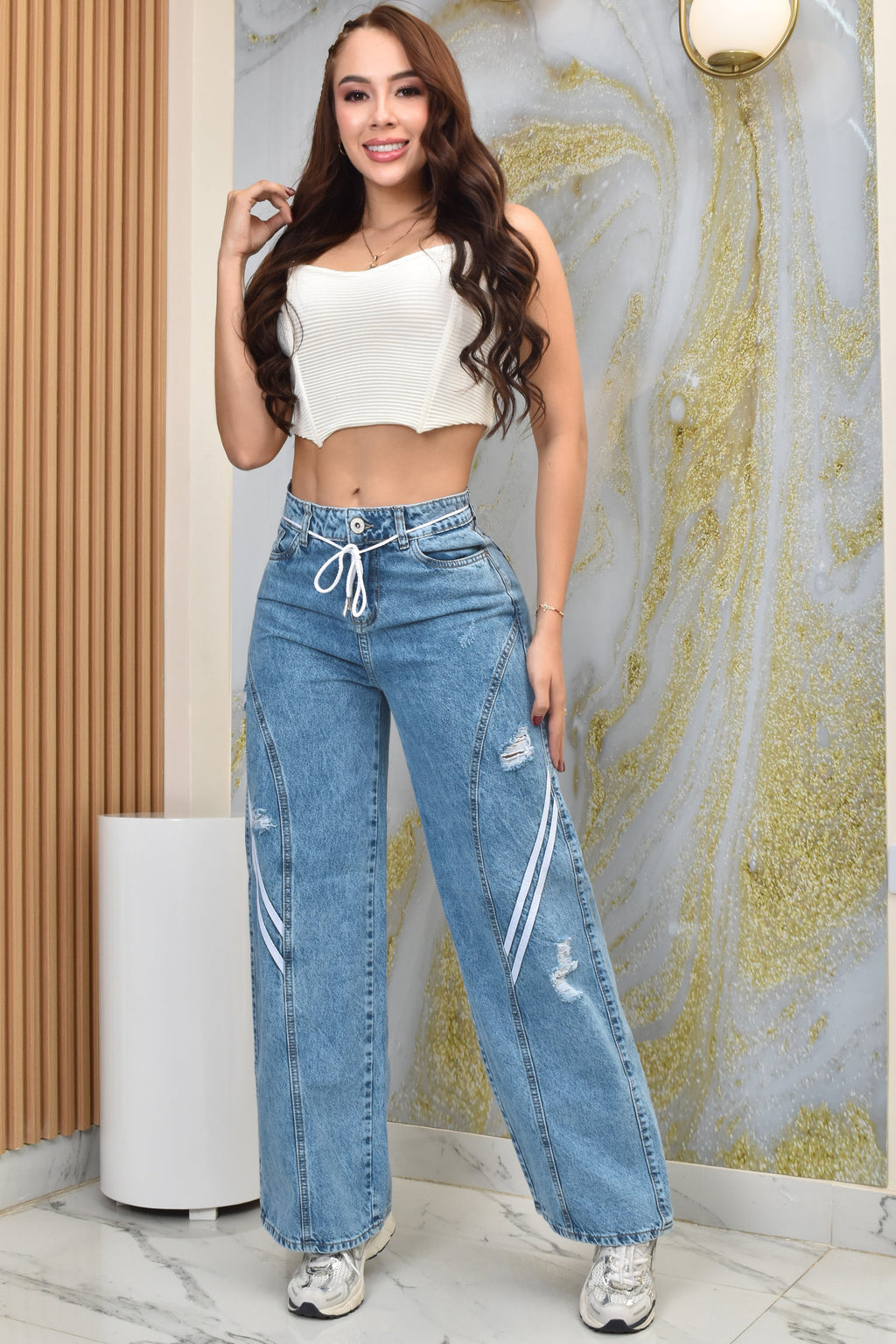JEANS PALAZZO